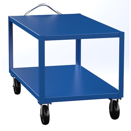 Vestil Ergo Handle Cart - Extra Heavy Duty, Steel, 4000 lb Load Capacity, 2 Shelves, 34.5" W DH-PH4-3460